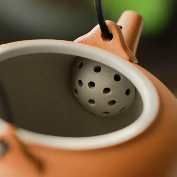 Japanse keramische theepot met bergmotieven 350 ml