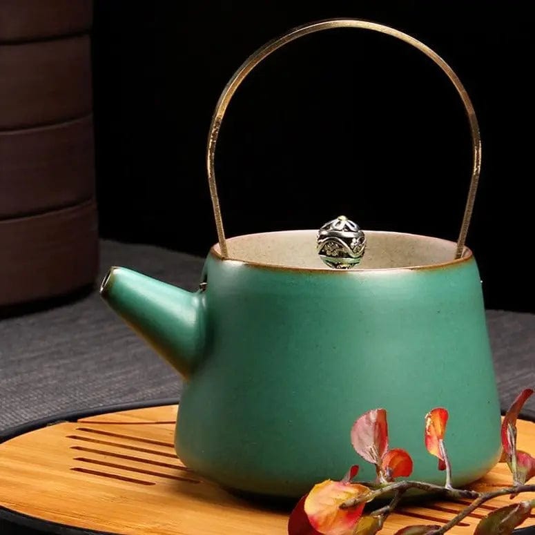 Japanse keramische theepot met design 210 ml