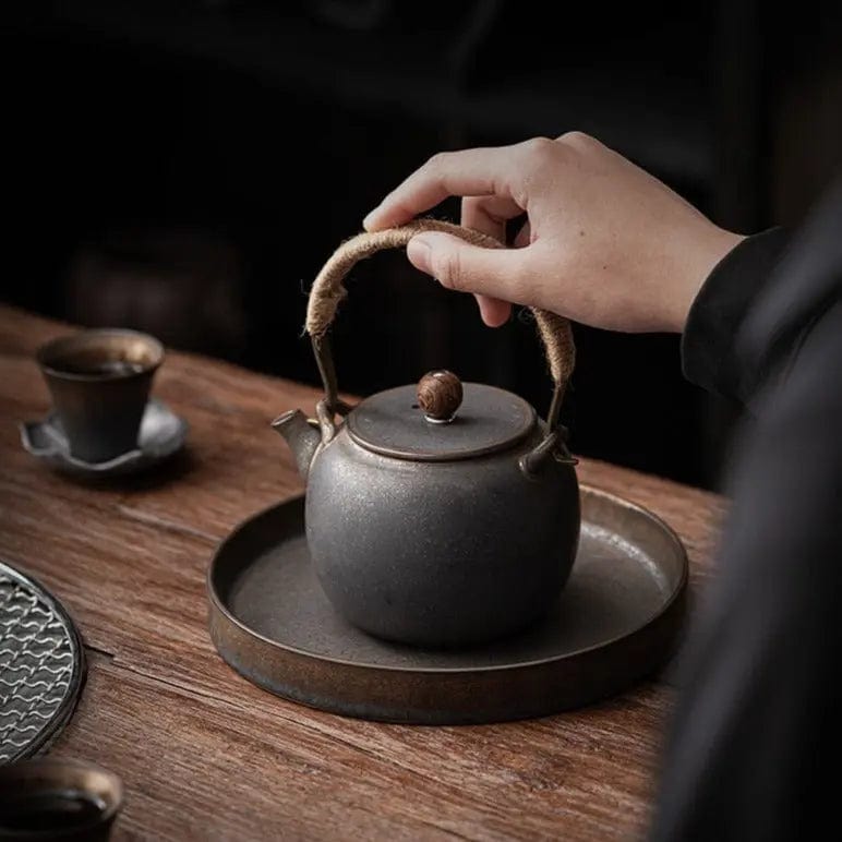 Japanse keramische theepot vintage charme 475 ml