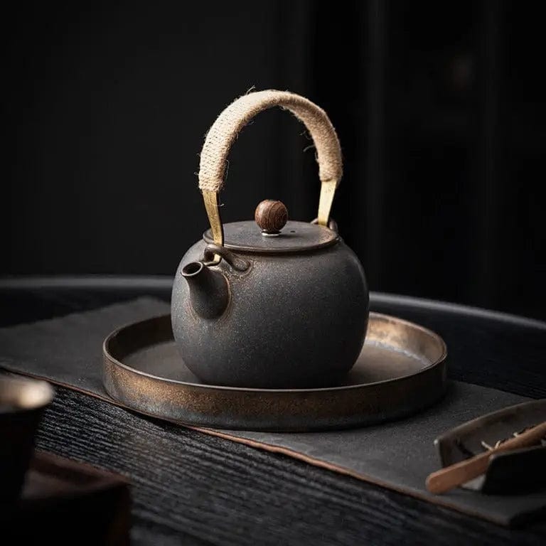 Japanse keramische theepot vintage charme 475 ml