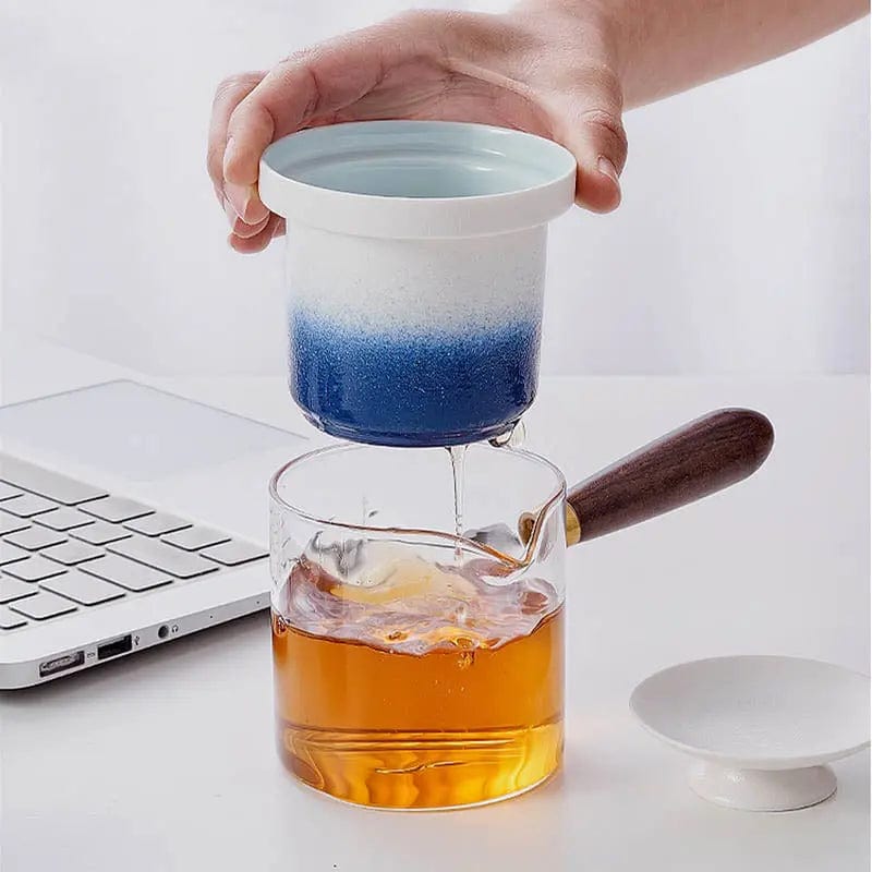 Japanse Kyusu Design Keramiek Theeset