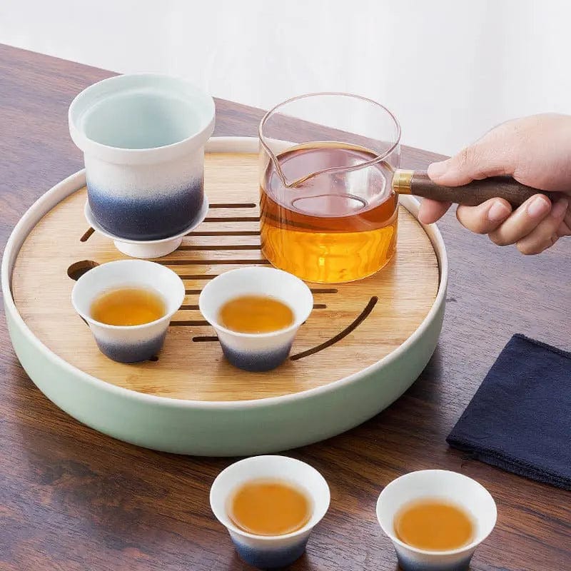 Japanse Kyusu Design Keramiek Theeset