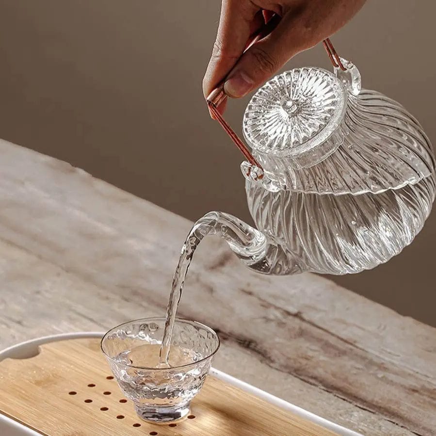 Japanse Retro Glazen Theepot 650ML