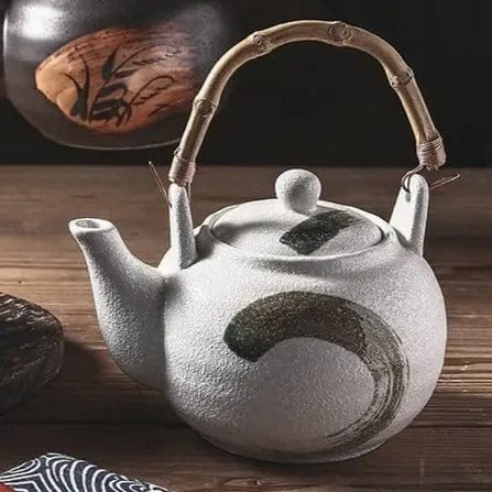 Japanse witte keramische theepot 700ML