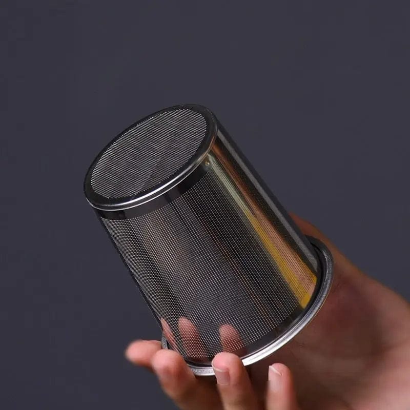 Japanse zwarte gietijzeren theepot 1,1L