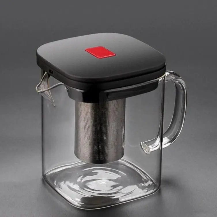 Kubusvormige glazen theepot 600ML - 1L