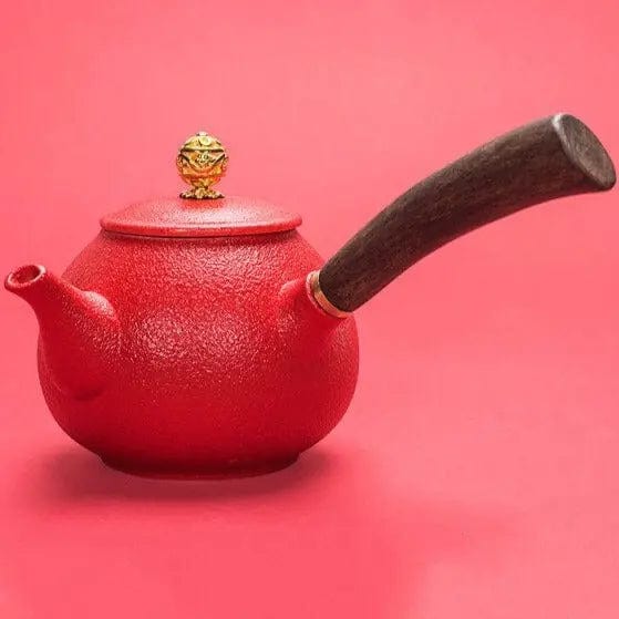 Kyusu Rode Chinese Keramische Theepot 240ML
