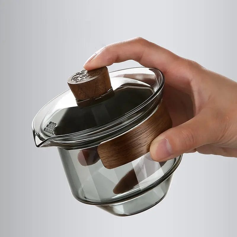 Luxe Gaiwan glazen theepot 230 ml