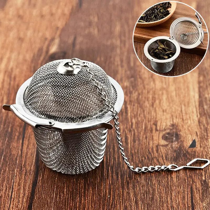 Mandvormige stalen thee-infuser