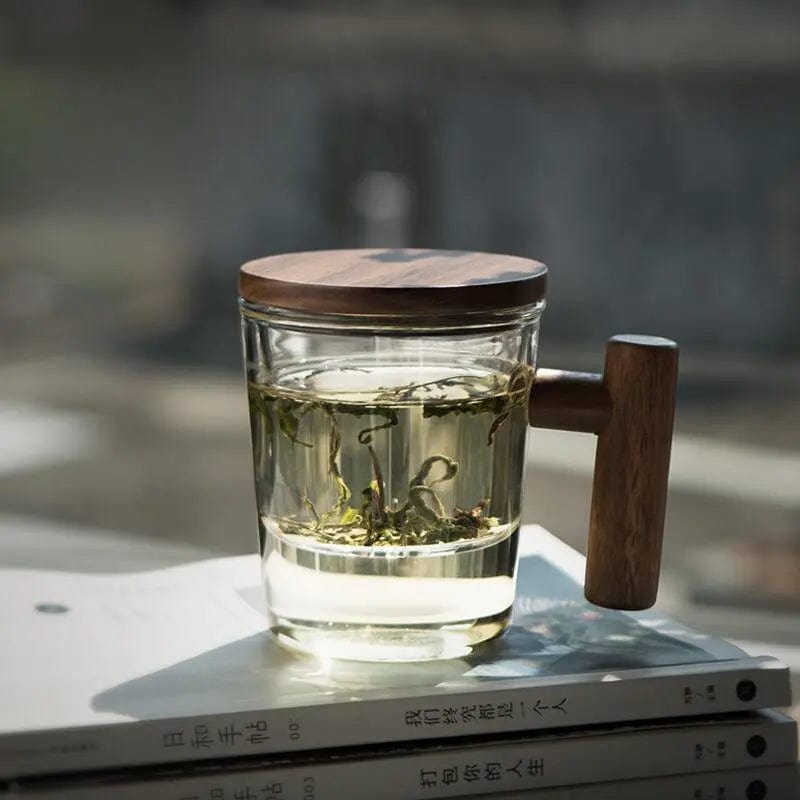 Moderne theekop met infuser 350ml