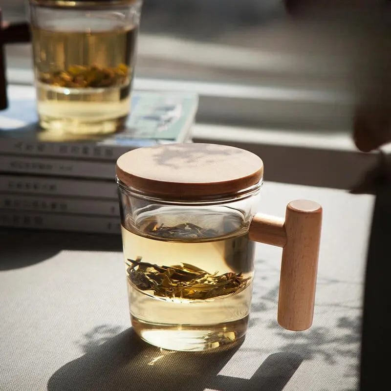 Moderne theekop met infuser 350ml