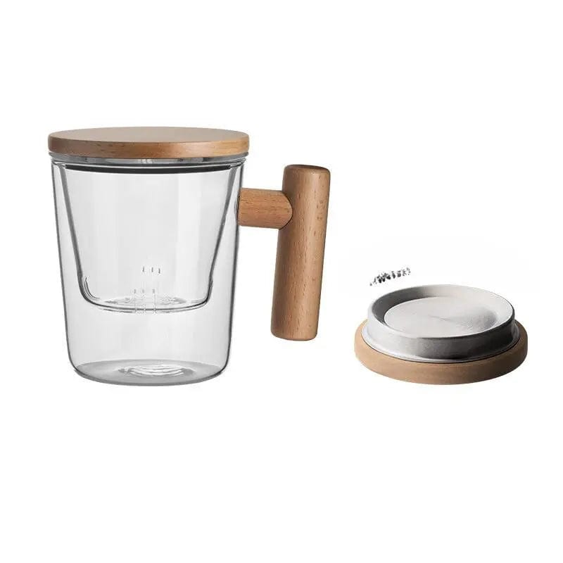 Moderne theekop met infuser 350ml