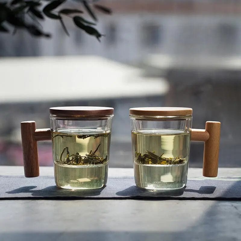 Moderne theekop met infuser 350ml