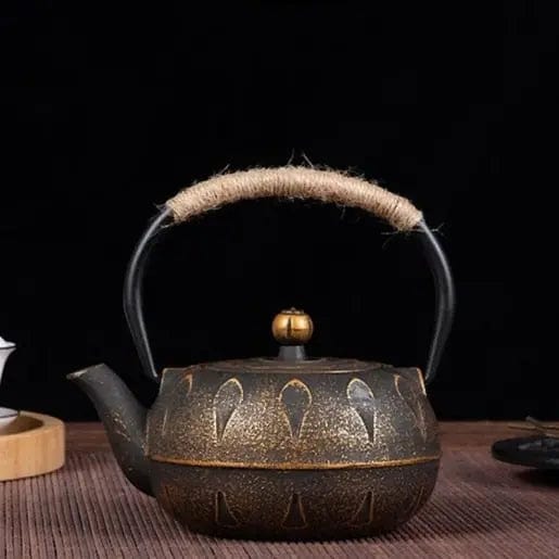 Originele Japanse gouden gietijzeren theepot 600ML