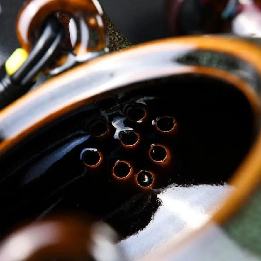 Prachtige Chinese porseleinen theepot rond 700 ml