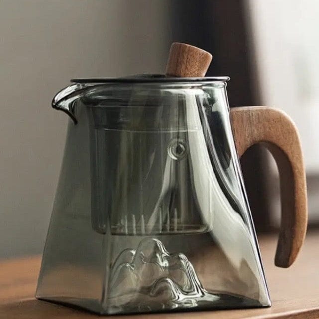 Scandinavisch design glazen theepot 400ml