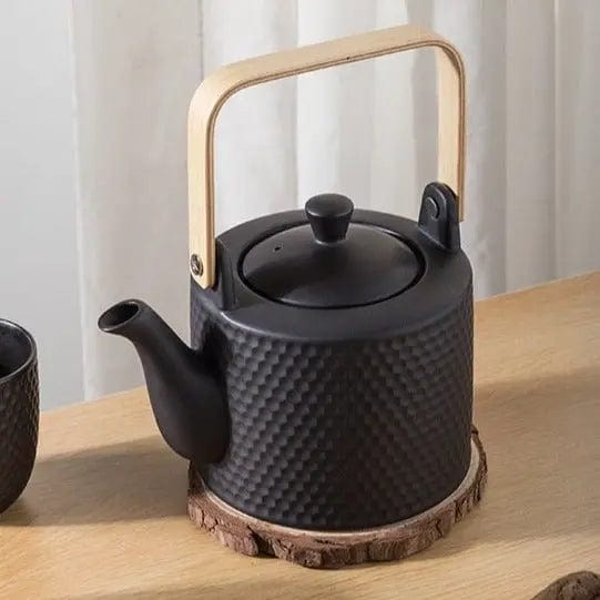 Scandinavische gehamerde porseleinen theepot 750ML