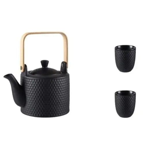Scandinavische gehamerde porseleinen theepot 750ML