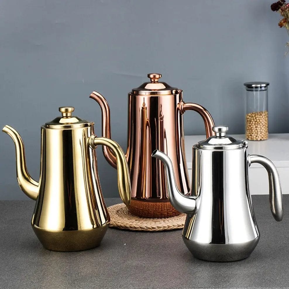 Scandinavische stalen theepot met infuser 1,8L