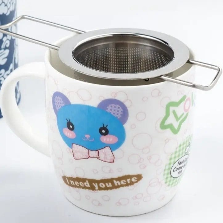 Stalen thee-ei (grote kop)