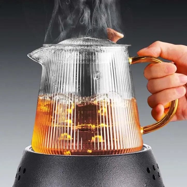 Stijlvolle glazen theepot 500ML - 1L