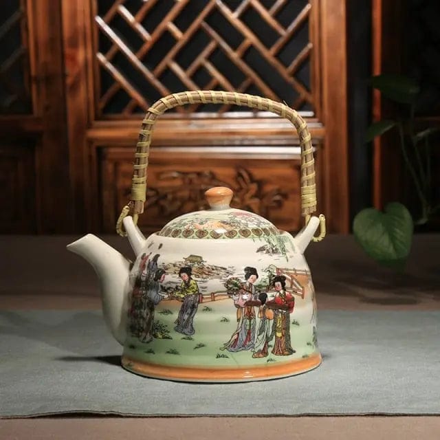 Traditionele Chinese porseleinen theepot 900ML