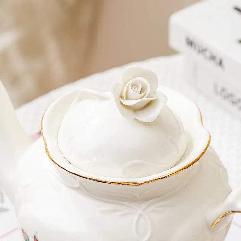 Unieke Engelse porseleinen theepot 1L