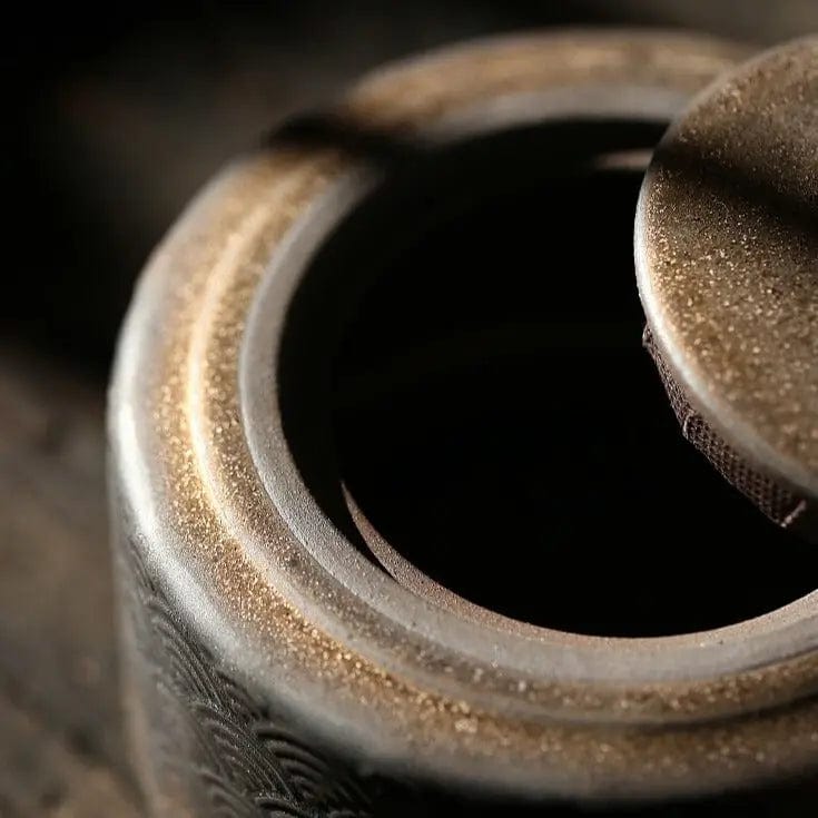 Vintage Japanse keramische theebus 500ml