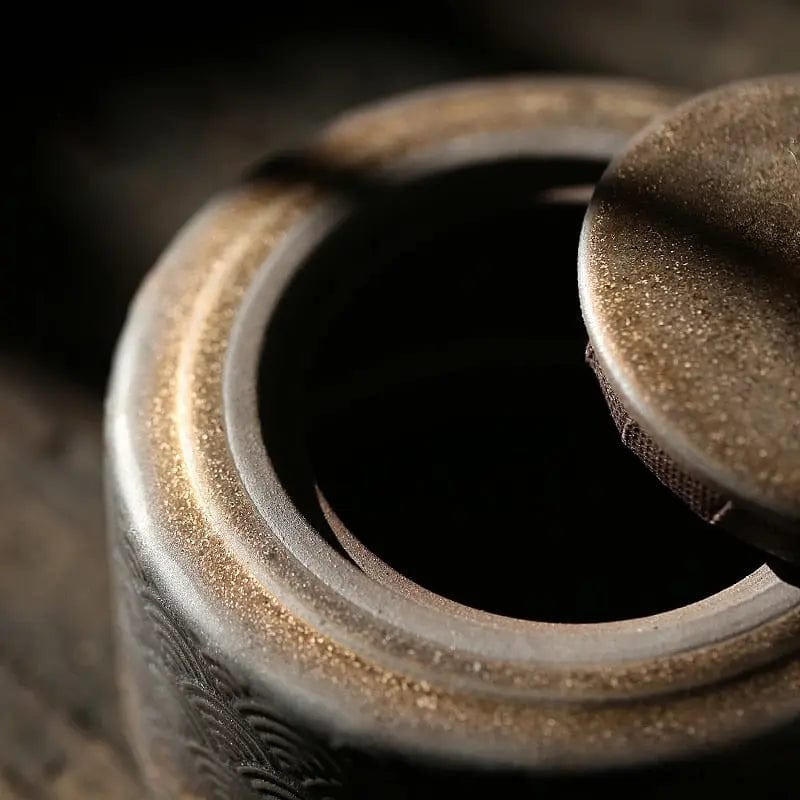 Vintage Japanse keramische theebus 500ml