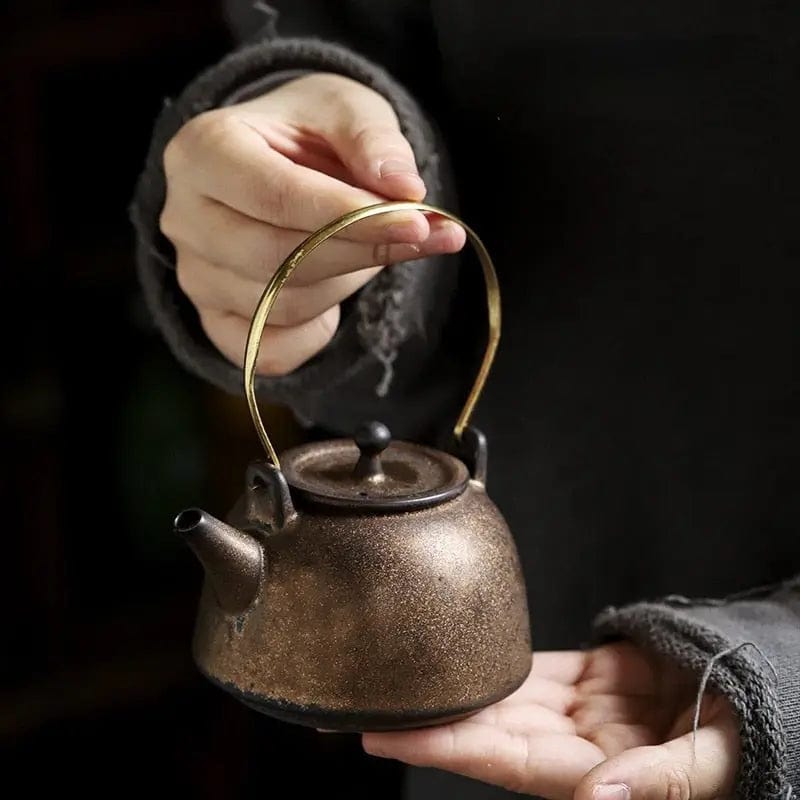 Vintage Japanse keramische theepot 200ml