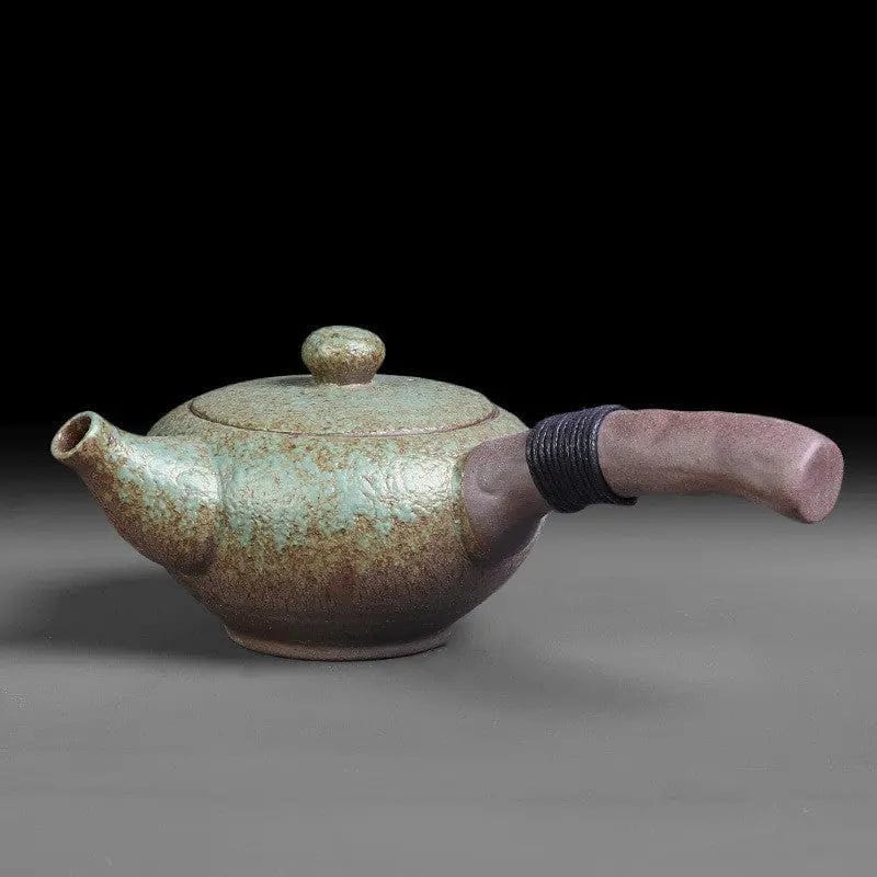 Vintage Kyusu Chinese aardewerk keramische theepot 210ML