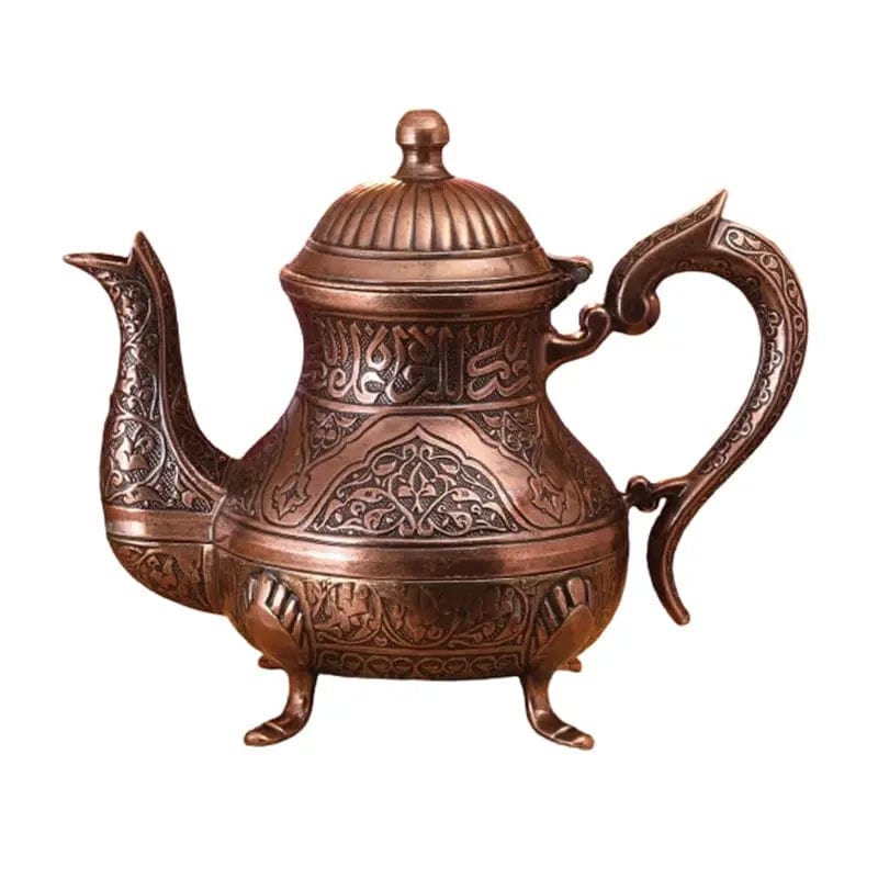 Vintage Turkse zinken theepot 1L