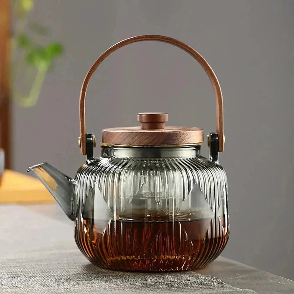 Wood Ambiance Glazen Theepot 800ml