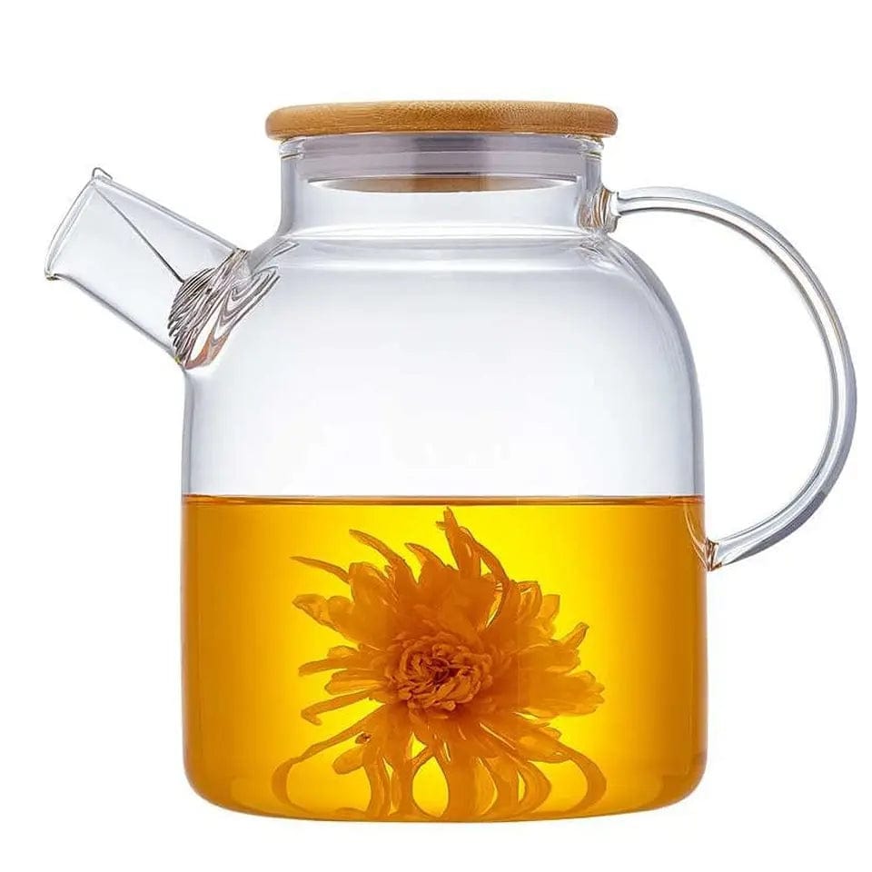 1,6L hoge glazen theepot