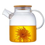 1,6L hoge glazen theepot