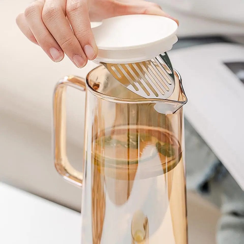 1,8L glazen design theepot karaf