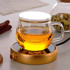 300 ml glazen theemok met enkele infuser