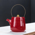 300ML hoge Chinese porseleinen theepot