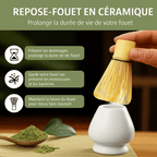 Matcha kit 6-delig met keramische kom en bamboe garde – afbeelding 3