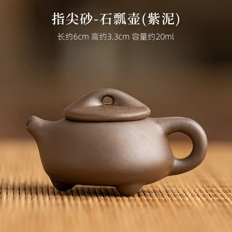 Mini kleitheepot in Yixing-stijl 60 ml voor gongfu-thee
