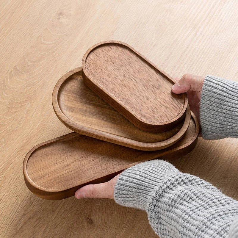 Houten theedienblad – afbeelding 3
