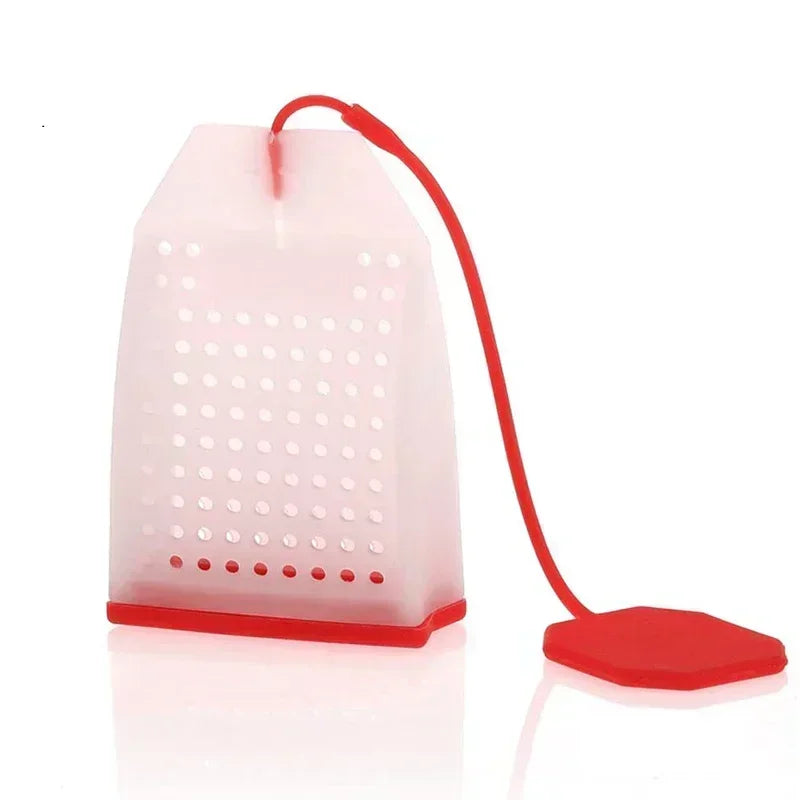Siliconen thee-infuser in theezakjesvorm – afbeelding 5