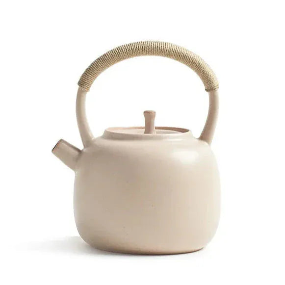 Keramische theepot 750 ml in Scandinavische stijl – afbeelding 2