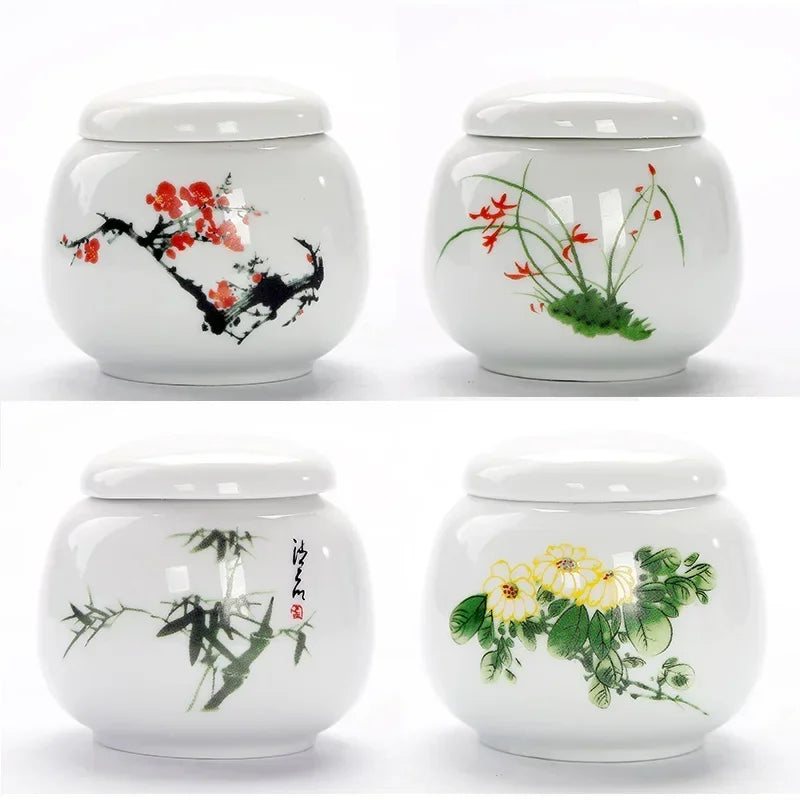 Kleine Chinese theedoos – Vier Edelen – afbeelding 5