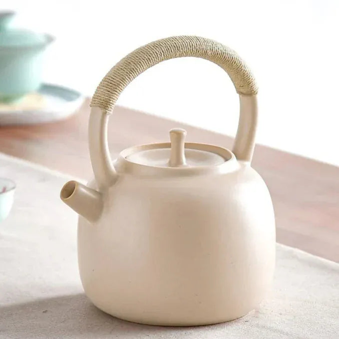 Keramische theepot 750 ml in Scandinavische stijl – afbeelding 5