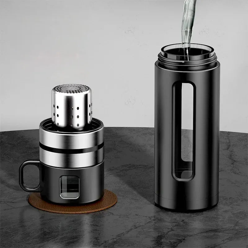 Borosilicaatglazen theefles 520 ml met infuser