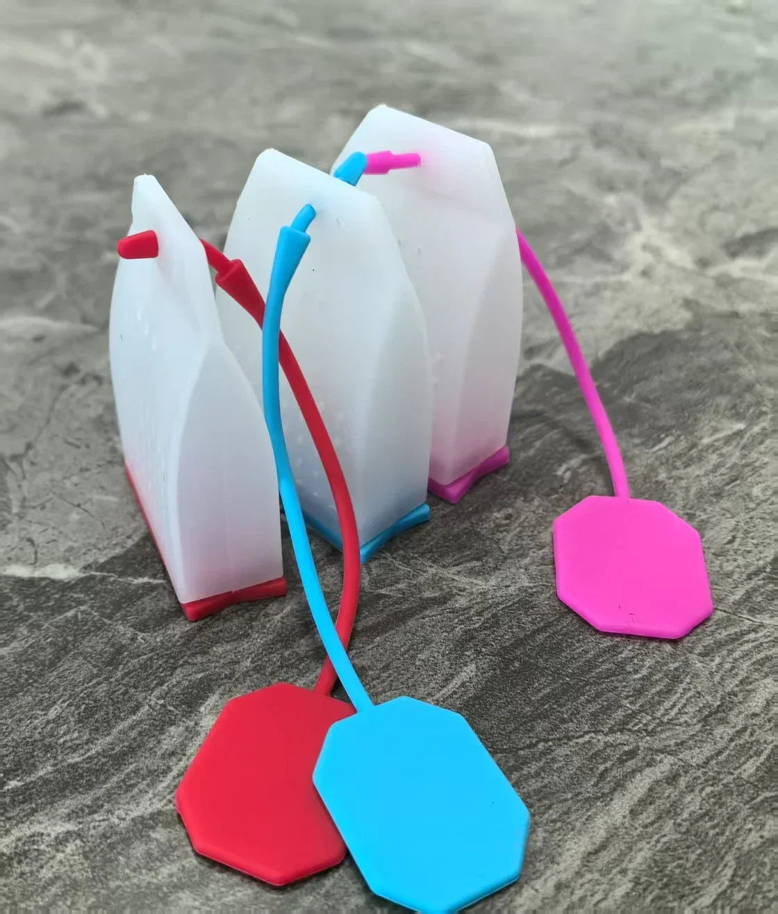 Siliconen thee-infuser in theezakjesvorm – afbeelding 12