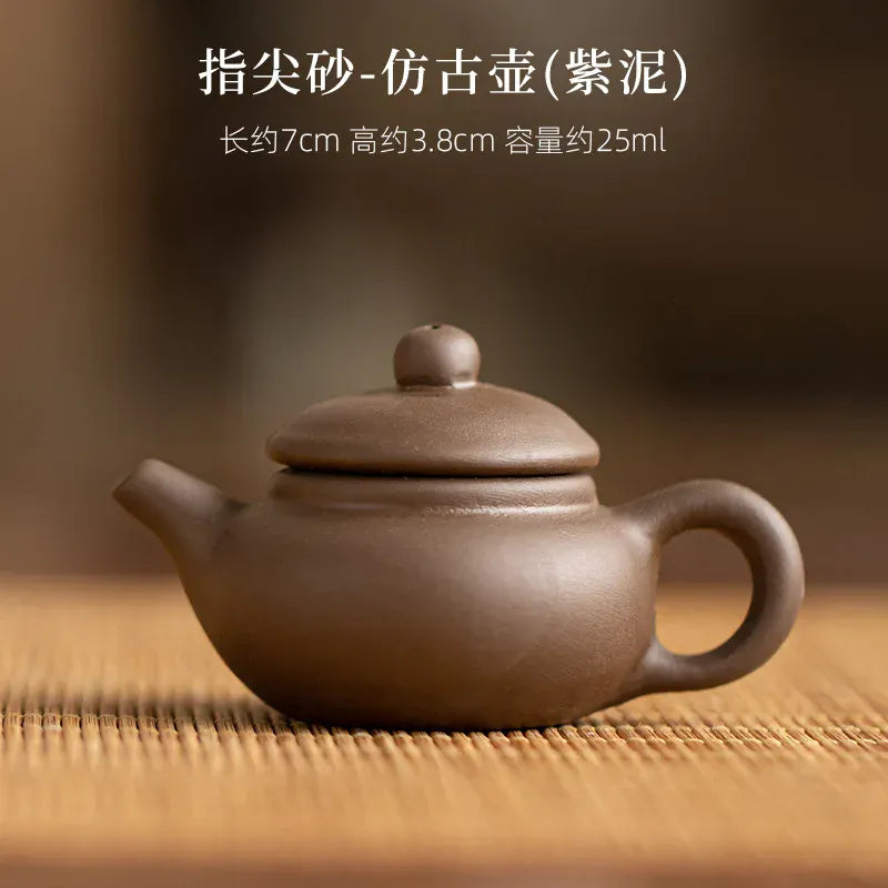 Mini kleitheepot in Yixing-stijl 60 ml voor gongfu-thee
