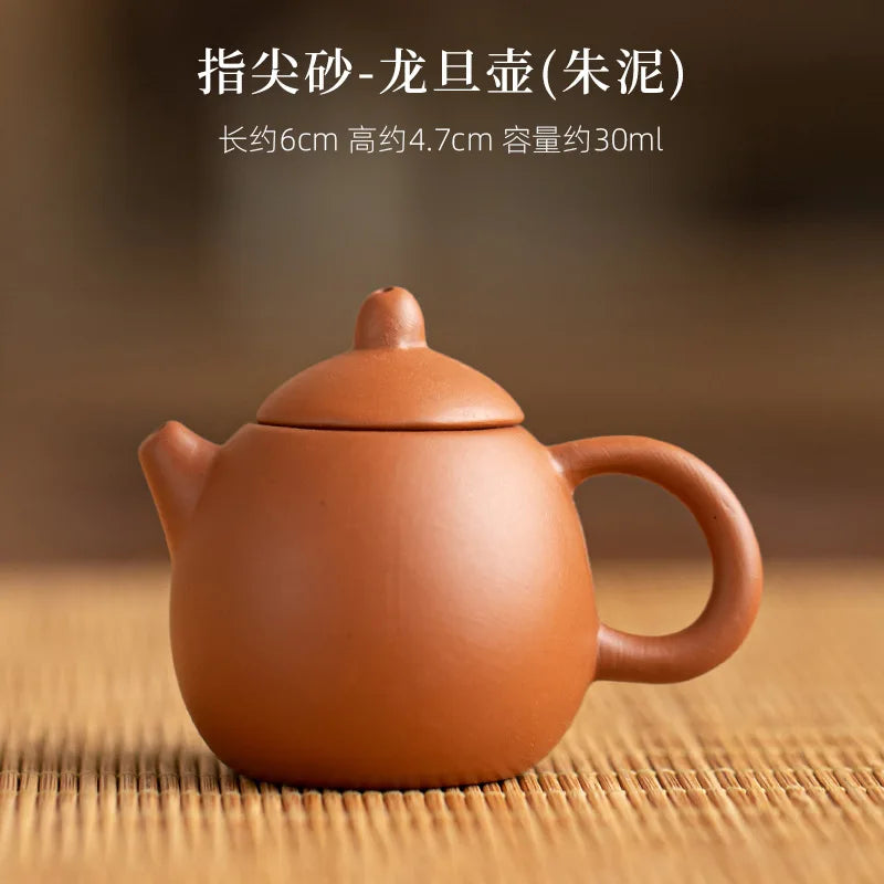 Mini kleitheepot in Yixing-stijl 60 ml voor gongfu-thee – afbeelding 11