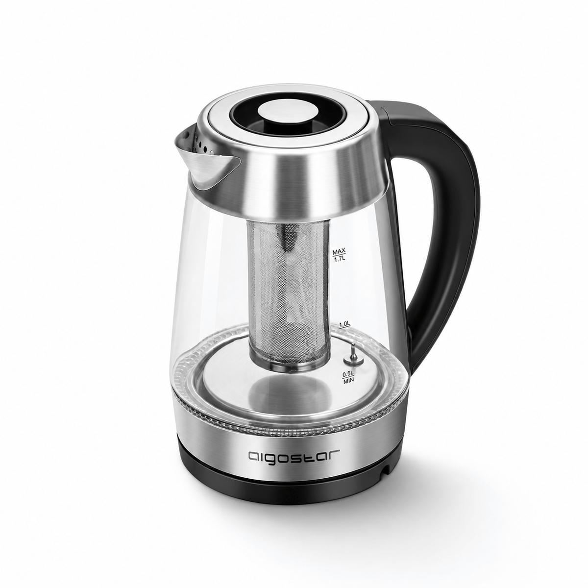 Aigostar glazen waterkoker 1,7 liter – infuser en 5 temperatuurstanden